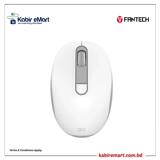 Fantech Go W192 White Silent Wireless Mouse