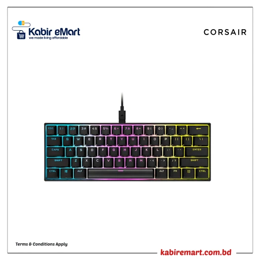 Corsair K65 RGB Mini 60% Mechanical Gaming Keyboard