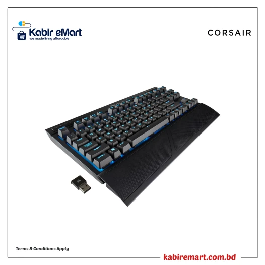 Corsair K63 Compact Special Edition Wireless Gaming Keyboard Cherry MX Red TKL