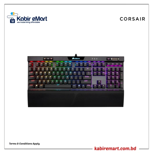 Corsair K70 RGB Rapidfire Mechanical Gaming Keyboard Cherry MX-Low Profile Speed