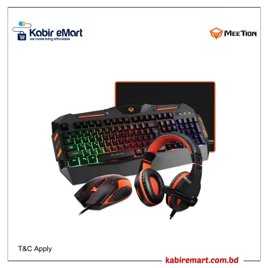 MeeTion MT-C500 4 in 1 Backlit Gaming Combo