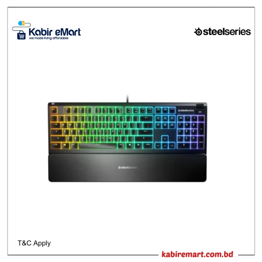 SteelSeries Apex 3 RGB Water Resistant Gaming Mechanical Keyboard