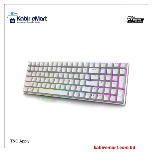ROYAL KLUDGE RK100 RGB Wireless Mechanical Keyboard Red Switch