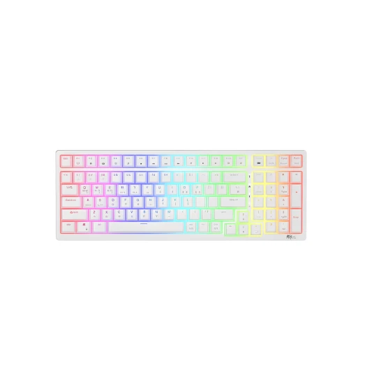 Royal Kludge RK98 RGB Hot-Swappable Tri-Mode Red Switch Wireless Mechanical Keyboard