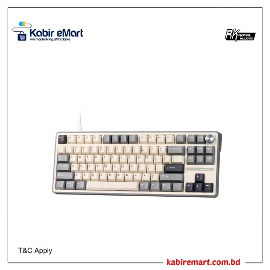 Royal Kludge R87 PRO Creamy Switch RGB Mechanical Keyboard
