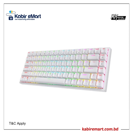 ROYAL KLUDGE RK84 Gate Ron Blue Switch Mechanical Keyboard