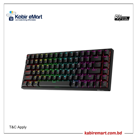 ROYAL KLUDGE RK84 Gateron Brown Switch Mechanical Keyboard