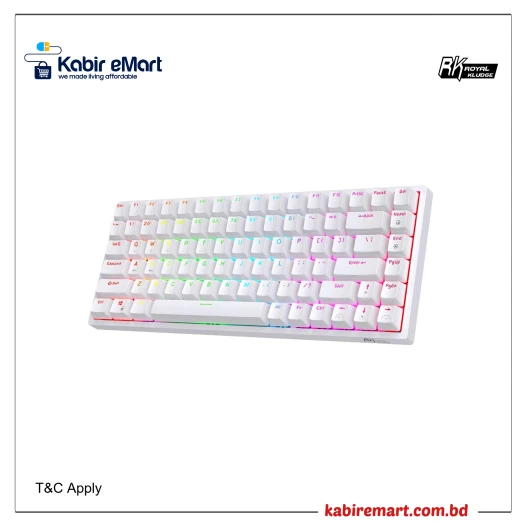ROYAL KLUDGE RK84 Gate Ron Red Switch Mechanical Keyboard