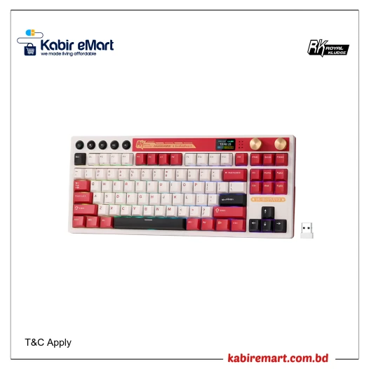 Royal Kludge M87 Beige Switch Mechanical Keyboard