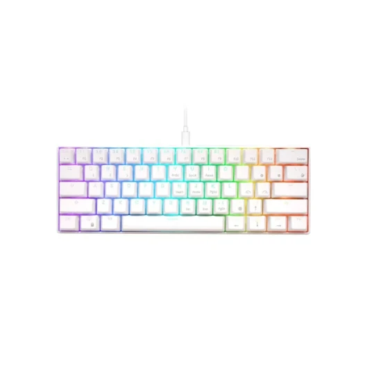 Royal Kludge RK61 Hot Swappable Tri Mode RGB Mechanical Brown Switch Gaming Keyboard