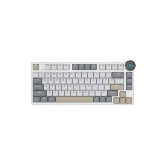 Royal Kludge N80 Low-Profile Tri-Mode RGB Mechanical Keyboard Pearly Dawn