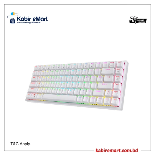 ROYAL KLUDGEcRGB Wireless Mechanical Gaming Keyboard Red Switch