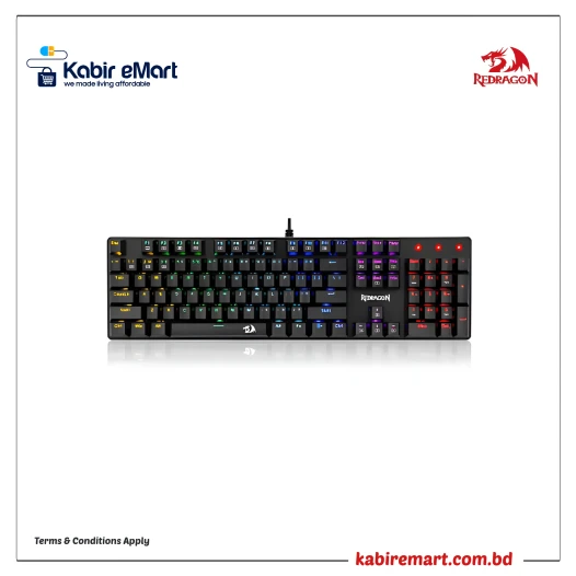 Redragon K671 Sindri Red Switch Gaming Mechanical Keyboard