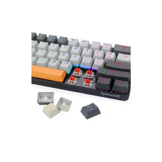 Redragon K644 SE CARAXES Red Switch RGB Type-C Mechanical Gaming Keyboard