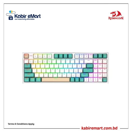 Redragon K643 94-keys RGB Wireless Tri-modes Mechanical Gaming Keyboard