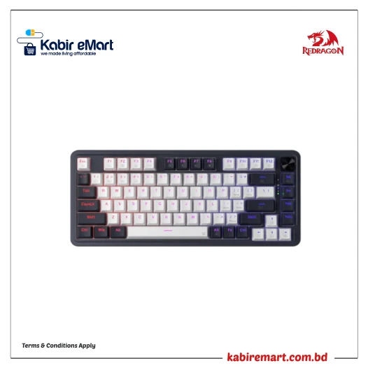 Redragon UCAL K673 PRO 75% 81 Key RGB Mechanical Gaming Keyboard