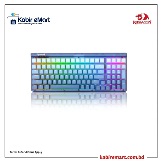 Redragon K656 Garen Pro RGB Tri-Mode Wireless Mechanical Gaming Keyboard