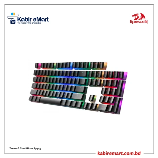 Redragon A130 Pudding 104 Keys Standard Doubleshot PBT Keycap Set
