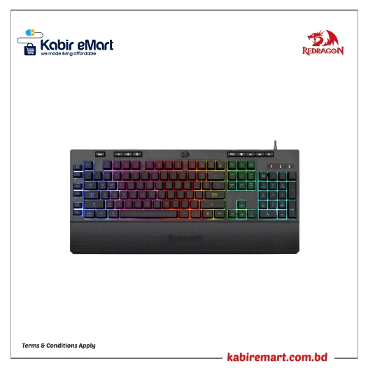 Redragon K512 SHIVA RGB Membrane Gaming Keyboard