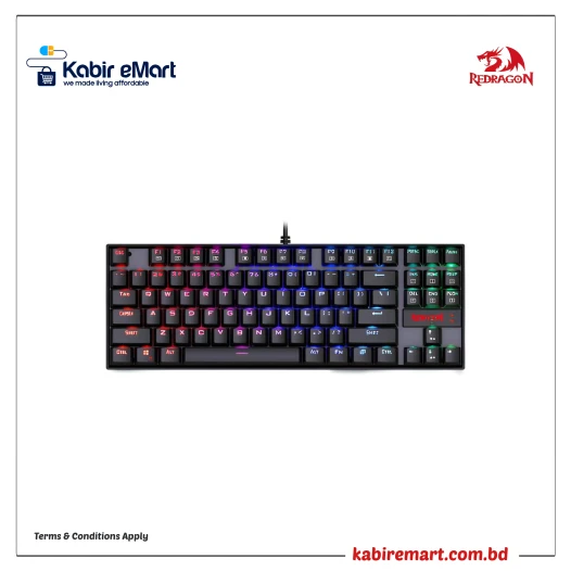 Redragon K552RGB KUMARA RGB Backlit Mechanical Gaming Keyboard