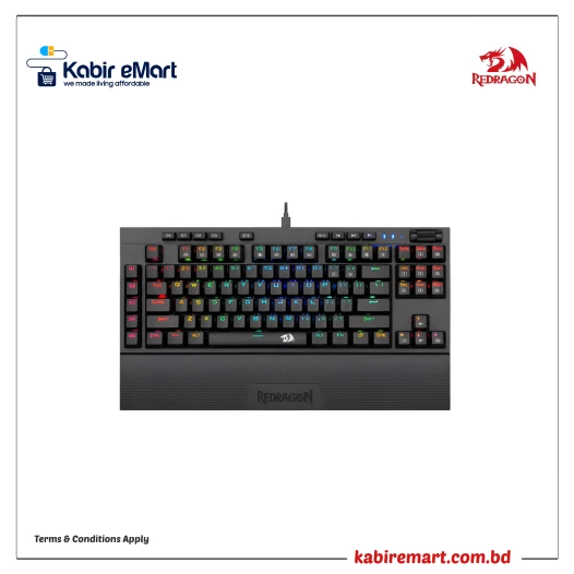 Redragon K596 VISHNU 2.4G Wireless RGB Mechanical Gaming Keyboard