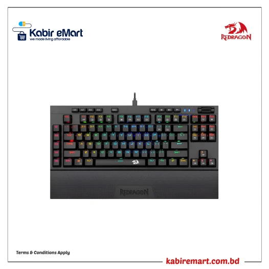 Redragon K588 PRO BROADSWORD RGB Mechanical Gaming Keyboard
