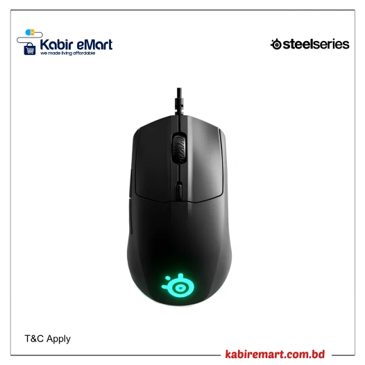 SteelSeries Rival 3 Ultra Lightweight RGB Gaming Mouse