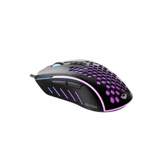 Meetionc Lightweight Honeycomb RGB Backlit Gaming Mouse