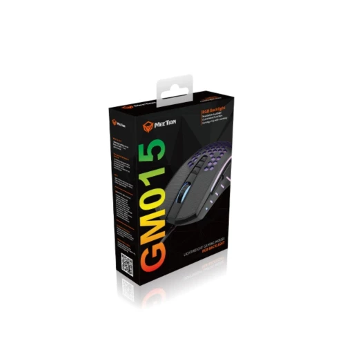 Meetionc Lightweight Honeycomb RGB Backlit Gaming Mouse