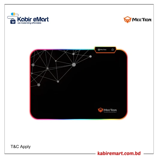 Meetion MT-PD120 Rubber LED RGB Gaming Mouse Pad