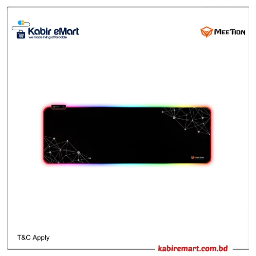 Meetion MT-PD121 Large RGB Backlit Keyboard and Mouse Pad for Gaming