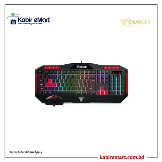 Gamdias Ares M1 Combo Keyboard Mouse