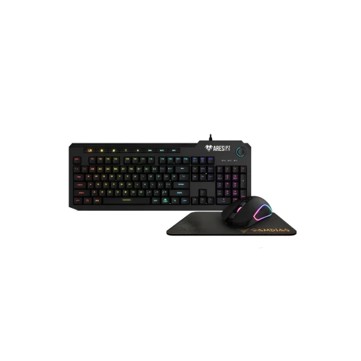 Gamdias Ares P2 3 in 1 Keyboard Mouse and Mouse Pad Combo