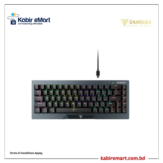Gamdias HERMES M4 Hot-Swappable Mechanical Keyboard