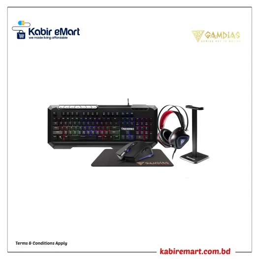 Gamdias POSEIDON M3 5-In-1 Gaming Combo