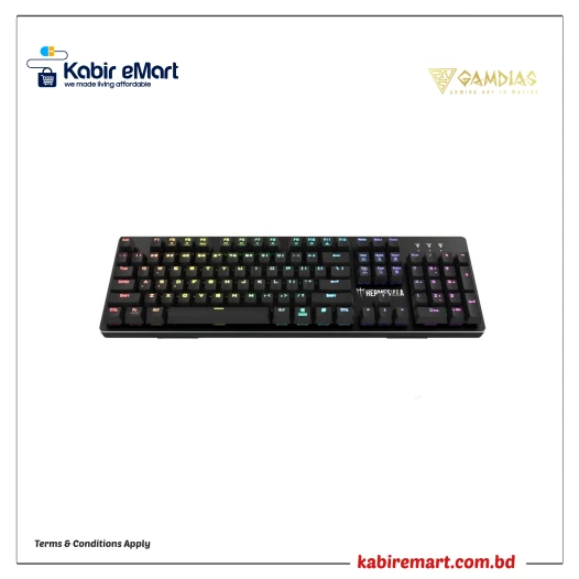 Gamdias Hermes P2A RGB Optical Mechanical Gaming Keyboard