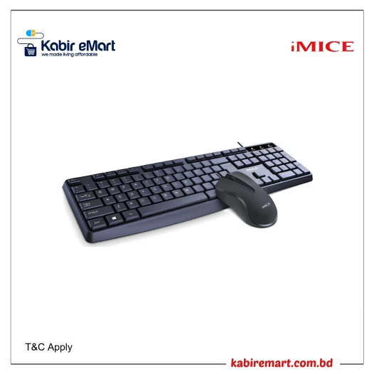 iMICE KM-520 Waterproof Wired Keyboard and Mouse Combo