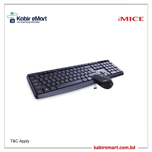 iMICE AN-100 2.4GHz Wireless Keyboard & Mouse Combo