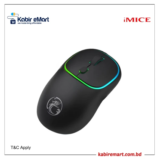 IMICE W-618 Rechargeable Bluetooth Dual Wireless Mouse