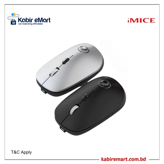 IMICE G1 Rechargeable Bluetooth Dual Wireless Mouse
