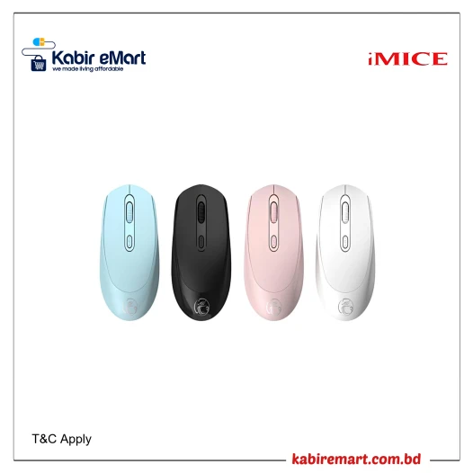 IMICE G2 Rechargeable Bluetooth Dual Wireless Mouse