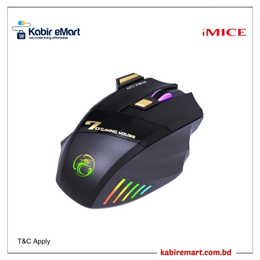 iMICE GW-X7 RGB Wireless Gaming Mouse